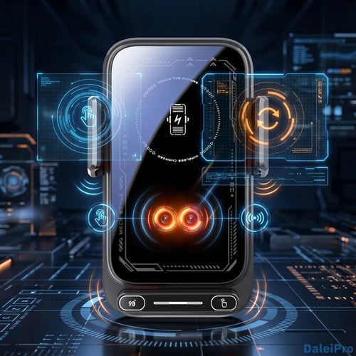 Car Phone Charger Phone Holder 15W Wireless & Wired Charger Auto Sensing One-Touch Release and Rotation Qi FCC ROHS Certified